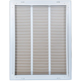 Truaire 18x24 190RF Stamped / Removable Face Return Air Filter Grille White Rear View