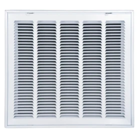 Truaire 20x18 190RF Stamped / Removable Face Return Air Filter Grille Front View
