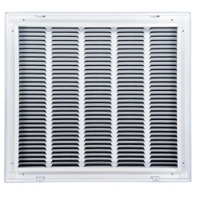 Truaire 20x18 190RF Stamped / Removable Face Return Air Filter Grille back view