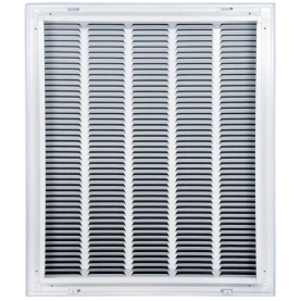 Truaire 20x24 190RF Stamped / Removable Face Return Air Filter Grille back View