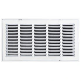 Truaire 24x12 190RF Stamped / Removable Face Return Air Filter Grille Front View