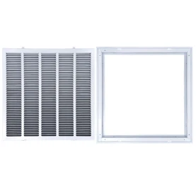 Truaire 24x24 190RF Stamped / Removable Face Return Air Filter Grille filter door open view