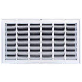 Truaire 30x16 190RF Stamped / Removable Face Return Air Filter Grille Front View