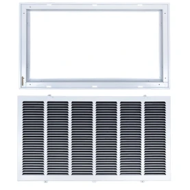 Truaire 30x16 190RF Stamped / Removable Face Return Air Filter Grille filter view