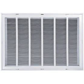 Truaire 30x20 190RF Stamped / Removable Face Return Air Filter Grille Front View