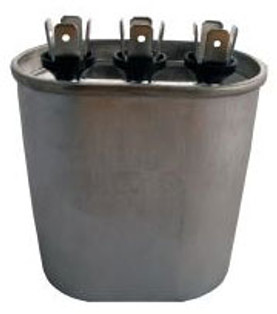 Supco Oval Run Capacitor 40 + 5 MFD x 440V CD40+5x440