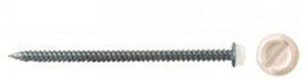 Malco Products Zip-In Register Screw 8x2 50/Bag WHITE Hex Washer SlotTED Head HW8x2ZWG