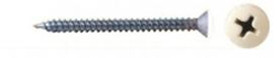 Malco Products Zip-In Register Screw 8x2 2300/bx WHITE Phillips Oval Head PO8x2ZW