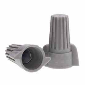 NSi Industries WINGED Easy Twist GRAY 50/bx 18-8 AWG WWC-G-C