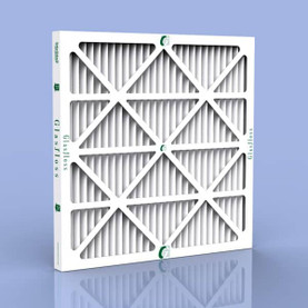 Glasfloss Industries 12x24x1 Glasfloss Pleated Air Filter #40 ZLP12241