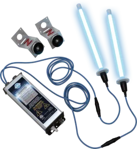 Triatomic Environmental Fresh-Aire UV TUV-100D-I AHU Series Dual Lamp 1 Year Lamp