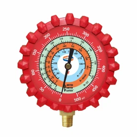 Uniweld Products G529LD LPF Manifold Replacement Gauge RED/High Side 0-800 PSI R410A