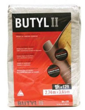 ShuBee Butyl II Drop Cloth 9' x 12' Extra-Heavy Leakproof Canvas #D SB BUTY II