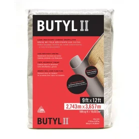 ShuBee Butyl II Drop Cloth 9' x 12' Extra-Heavy Leakproof Canvas #D SB BUTY II
