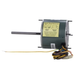 Diversitech Wagner WG840731 Single Speed Condenser Fan Motor 3/4HP, 1075/1 RPM, 4.5FLA, 208-230V, 60C Ambient Side View