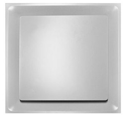 Truaire 24x24 Single Architectural Plaque T-Bar Lay-In Diffuser with R6 Back