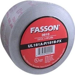 Avery Dennison Fasson 0810 3 Inch UL 181 A-P/B-Fx Aluminum Foil Tape