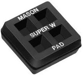 Mason Industries Mason Super W Waffle Pad 3"x3" Square Modules Standard Durometer 40