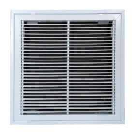 Truaire 24x24 4020FG-2DB Fixed Bar Return Air Filter Grille with R6 Back Front View