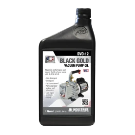 JB Industries BLACK GOLD Vacuum Pump Oil Quart DVO-12