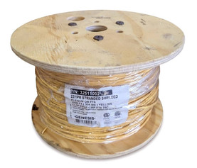 Genesis Cable Systems 22/1PR Stranded BACnet Plenum (CMP)/CL2P/C(ETL)/FT6 Control Cable 1000' Reel 32511002 Yellow Spool