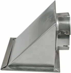 Builder's Best Metal Eave Vent 04" with Screen & Flapper 110188