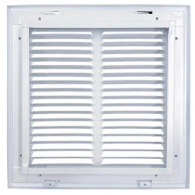Truaire 10x10 190RF Stamped / Removable Face Return Air Filter Grille back View