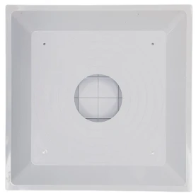 HaVACo Technologies HaVACo HT-2x2-PSPLBE-IB 2'x2' Plastic Plaque Supply Lay-In with R-6 Insulated Back, back View