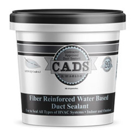 Polymer Adhesives Polymer Adhesives CADS-1 C.A.D.S. Fiber Reinforced Water Based Duct Sealant 1 Gallon Gray