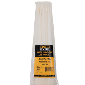 Duro Dyne Corp. Duro Dyne DDN-48 Dyn-O-Tie 48" Nylon Cable Strap Natural