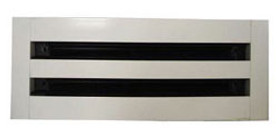 AirGuide Manufacturing, LLC AirGuide 36" ASD Type 1, 2 Slot, 1" Slot W/APC & End Flanges WHITE