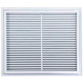 AirGuide RF-2FS 24x20 Return Air Filter Grille WHITE Screw Holes IN NECK of Unit NO Screw Holes in Face! rear View