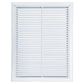 AirGuide RF-2FS 18x24 Return Air Filter Grille WHITE Screw Holes IN NECK of Unit NO Screw Holes in Face! Front view