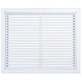 AirGuide RF-2FS 20x16 Return Air Filter Grille WHITE Screw Holes IN NECK of Unit NO Screw Holes in Face!. Front