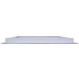 AirGuide RF-2FS 24x18 Return Air Filter Grille WHITE Screw Holes IN NECK of Unit NO Screw Holes in Face side View