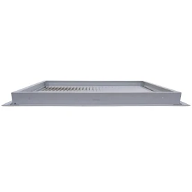 AirGuide RF-2FS 24x24 Return Air Filter Grille WHITE W/Filter Screw Holes IN NECK of Unit NO Screw Holes in Face back filter