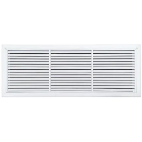 AirGuide RF-2FS 36x12 Return Air Filter Grille WHITE Screw Holes IN NECK of Unit NO Screw Holes in Face Front View