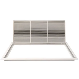 AirGuide RF-2FS 36x16 Return Air Filter Grille WHITE Screw Holes IN NECK of Unit NO Screw Holes in Face filter