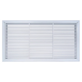 AirGuide RF-2FS 36x18 Return Air Filter Grille WHITE Screw Holes IN NECK of Unit NO Holes in Face! front