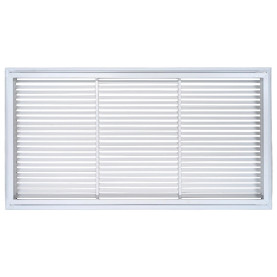 AirGuide RF-2FS 36x18 Return Air Filter Grille WHITE Screw Holes IN NECK of Unit NO Holes in Face! back