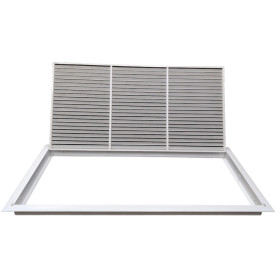 AirGuide RF-2FS 36x18 Return Air Filter Grille WHITE Screw Holes IN NECK of Unit NO Holes in Face! filter