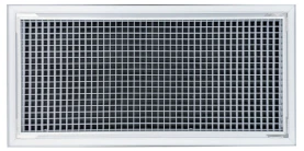 AirGuide Manufacturing, LLC AirGuide RA-AG-T 24x12 T-Bar Eggcrate Return Air Grille WHITE (1/2"x1/2"x1/2" Core) back View