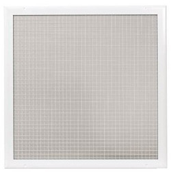 AirGuide RA-AG-T 24x24 T-Bar Eggcrate Return Air Grille WHITE (1/2"x1/2"x1/2" Core)