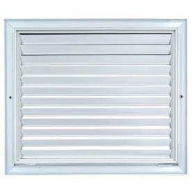 AirGuide RA 10x08 Return Air Grille WHITE back View