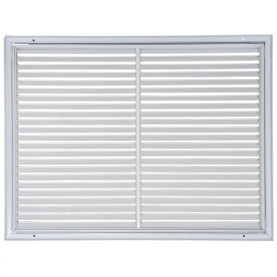 AirGuide RA 24x18 Return Air Grille White rear view