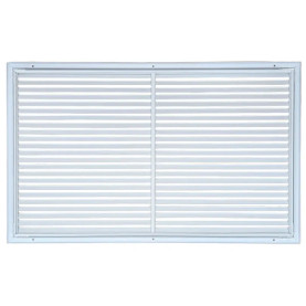 AirGuide RA 30x18 Return Air Grille WHITE back View