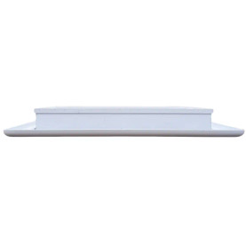 AirGuide RA 08x06 Return Air Grille WHITE Side View