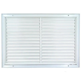 AirGuide RA 18x12 Return Air Grille WHITE back View