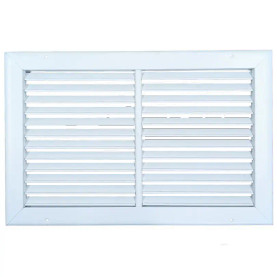 AirGuide RA 16x10 Return Air Grille WHITE Front View