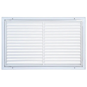 AirGuide RA 20x12 Return Air Grille WHITE back View